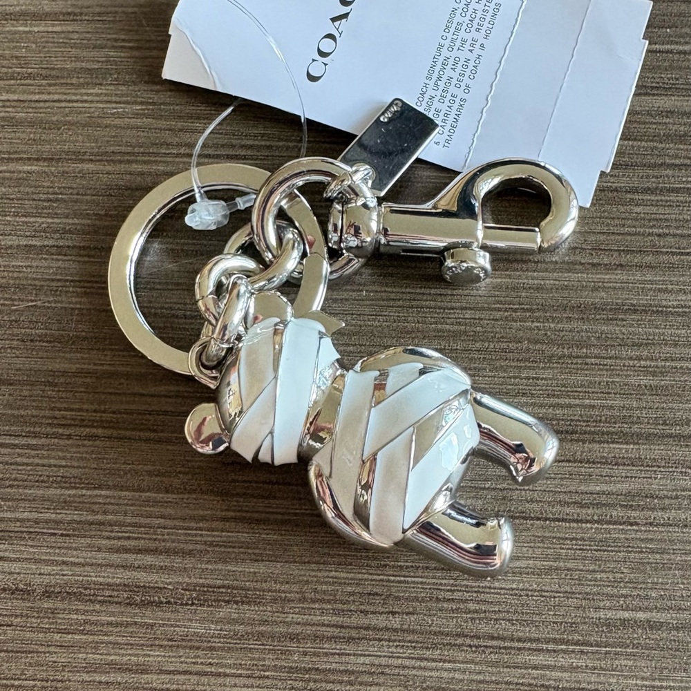 Coach Mummy Bear Halloween Bag Charm (NWT) - Picture 4 of 8